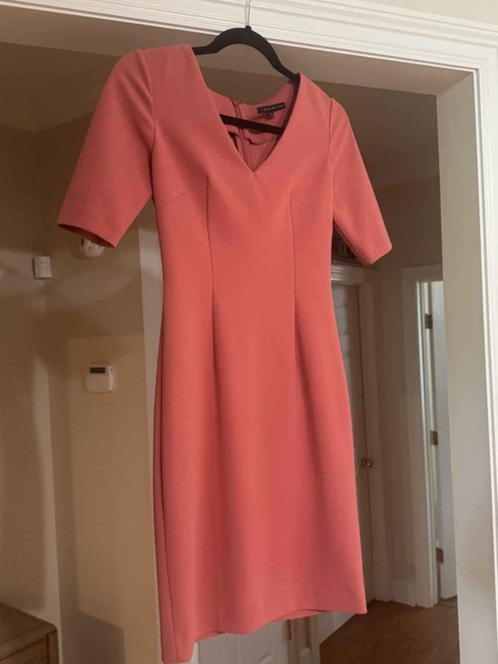 ANTONIO MELANI Coral Midi Sheath Dress